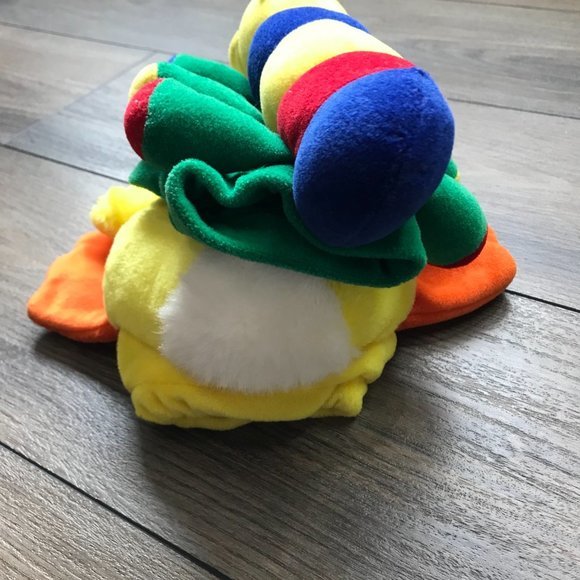 Plush Creations Vintage Multicolored Caterpillar and Duck Glove Hand Puppets 9" - Picture 5 of 6